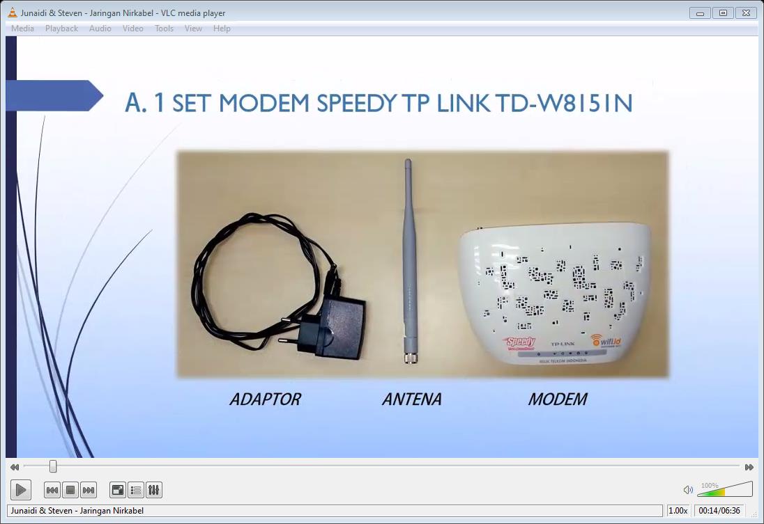 1 setting modem adsl dari speedy emerer.com